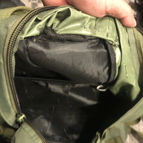 U.S. Army Tactical Pack Molle Web Olive Green Backpack Size 20”x13”x10” - Picture 9 of 13